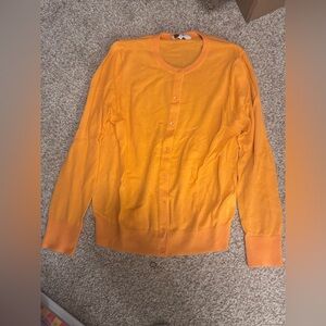 Tibi Skinlike Mercerized Wool Shrunken Cardigan